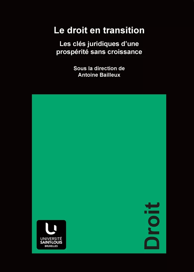 Le droit en transition -  - Presses universitaires Saint-Louis Bruxelles