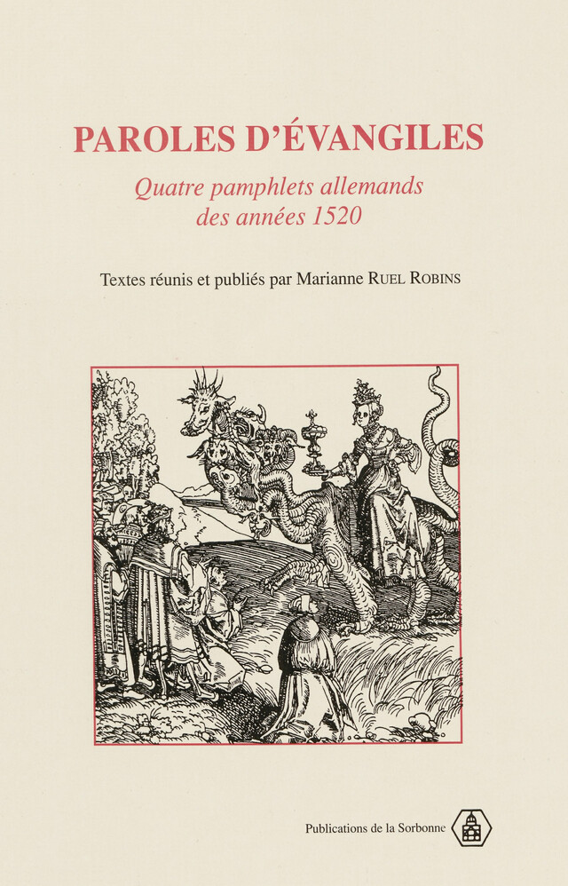 Paroles d’Évangiles - Marianne Ruel Robins - Éditions de la Sorbonne