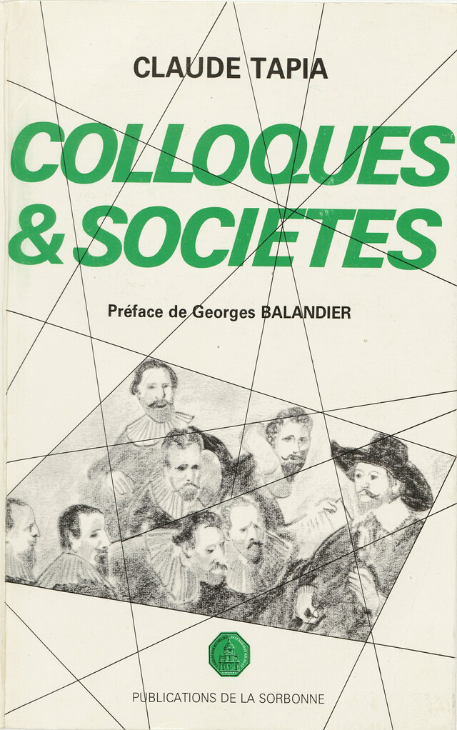 Colloques & sociétés - Claude Tapia - Éditions de la Sorbonne