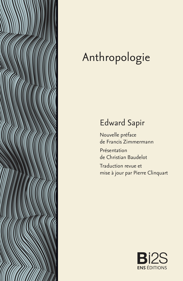 Anthropologie - Edward Sapir - ENS Éditions