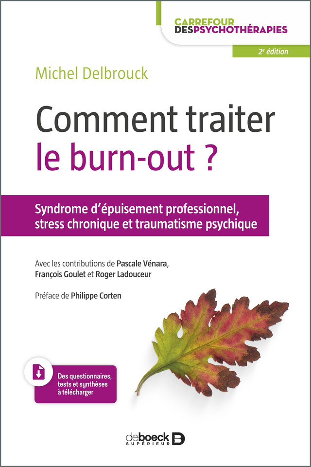Comment traiter le burn-out ? - Michel Delbrouck - De Boeck Supérieur