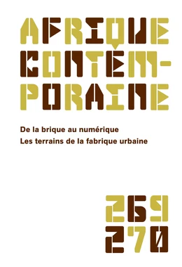 Afrique contemporaine n° 269-270