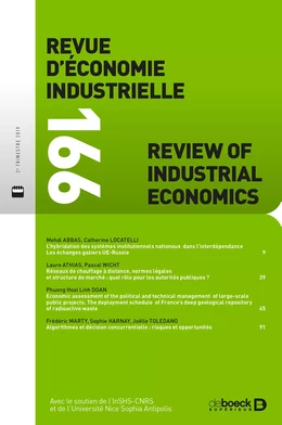 Revue d'économie industrielle