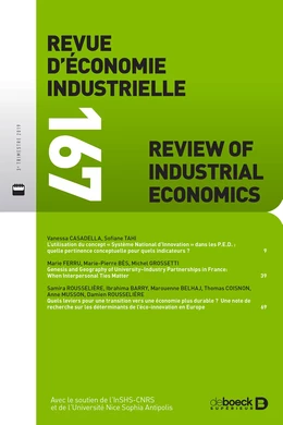 Revue d'économie industrielle