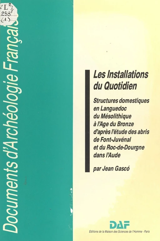 Les Installations du quotidien - Jean Gasco - FeniXX réédition numérique