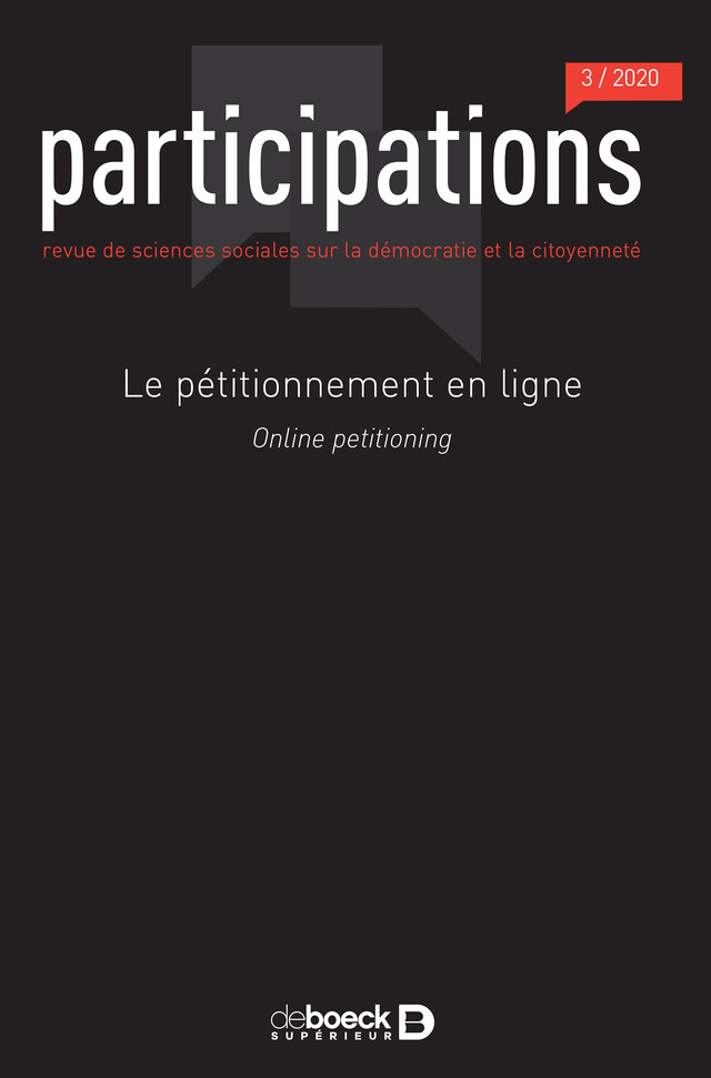 Participations -  Collectif - Revues De Boeck Supérieur