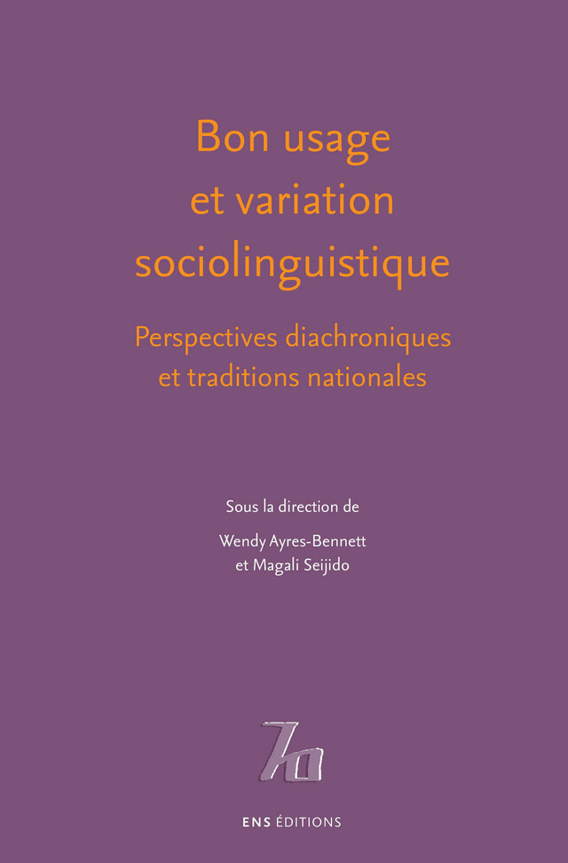 Bon usage et variation sociolinguistique -  - ENS Éditions