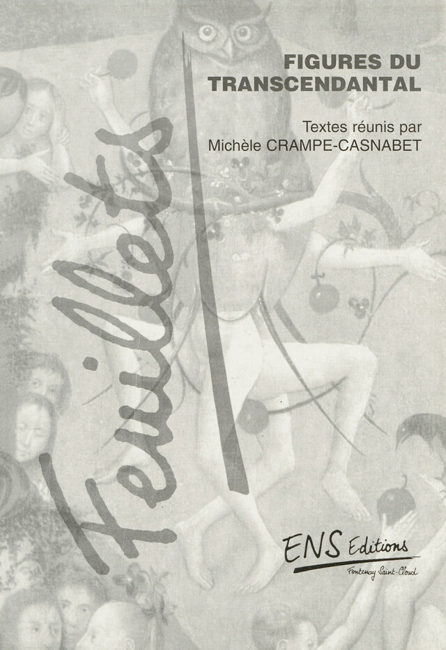 Figures du transcendantal -  - ENS Éditions