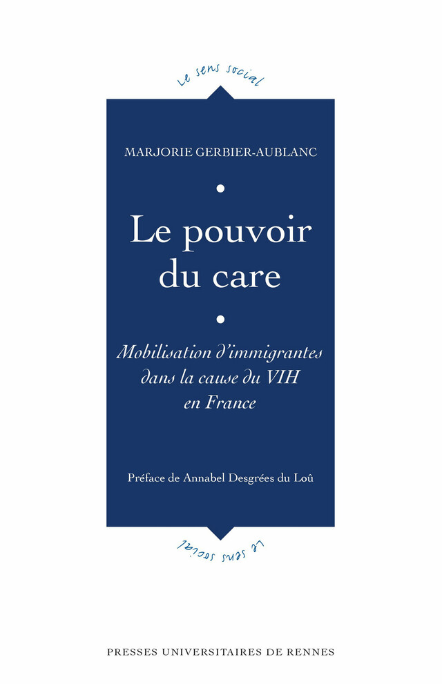 Le pouvoir du care - Marjorie Gerbier-Aublanc - Presses universitaires de Rennes