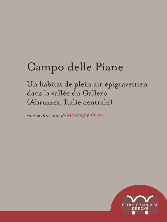 Campo delle Piane -  - Publications de l’École française de Rome