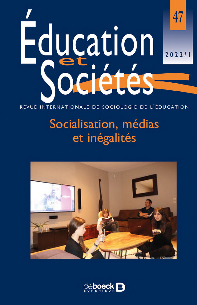 Éducation et sociétés n° 47 -  Collectif - Revues De Boeck Supérieur