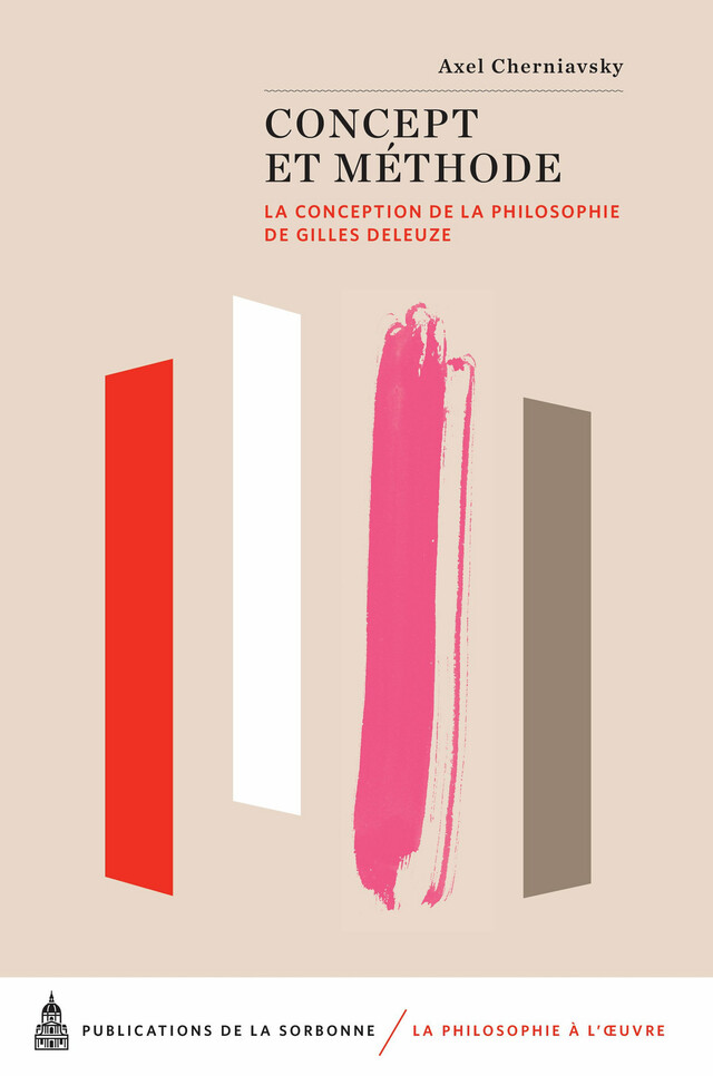 Concept et méthode - Axel Cherniavsky - Éditions de la Sorbonne