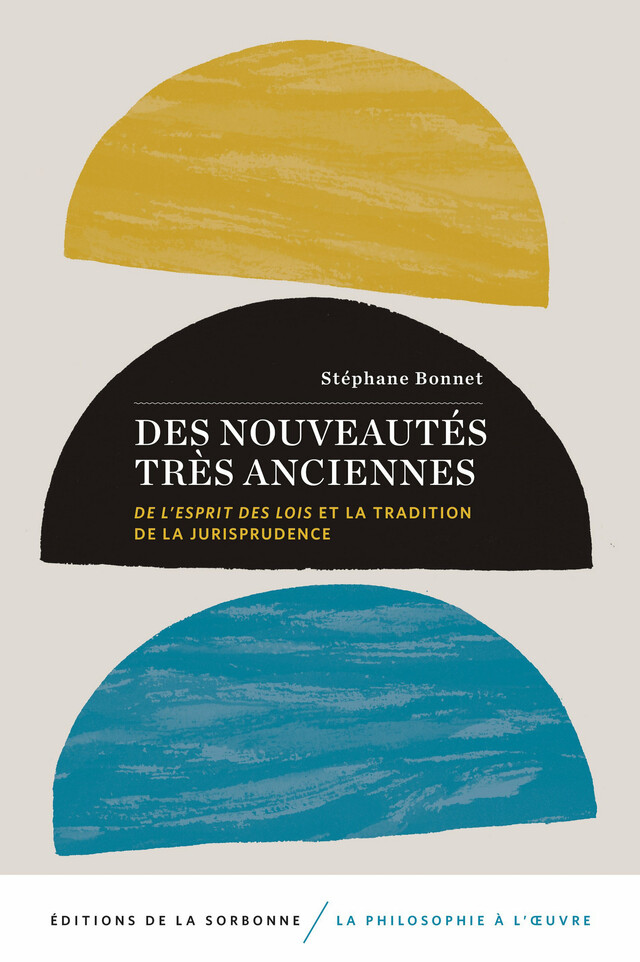 Des nouveautés très anciennes - Stéphane Bonnet - Éditions de la Sorbonne