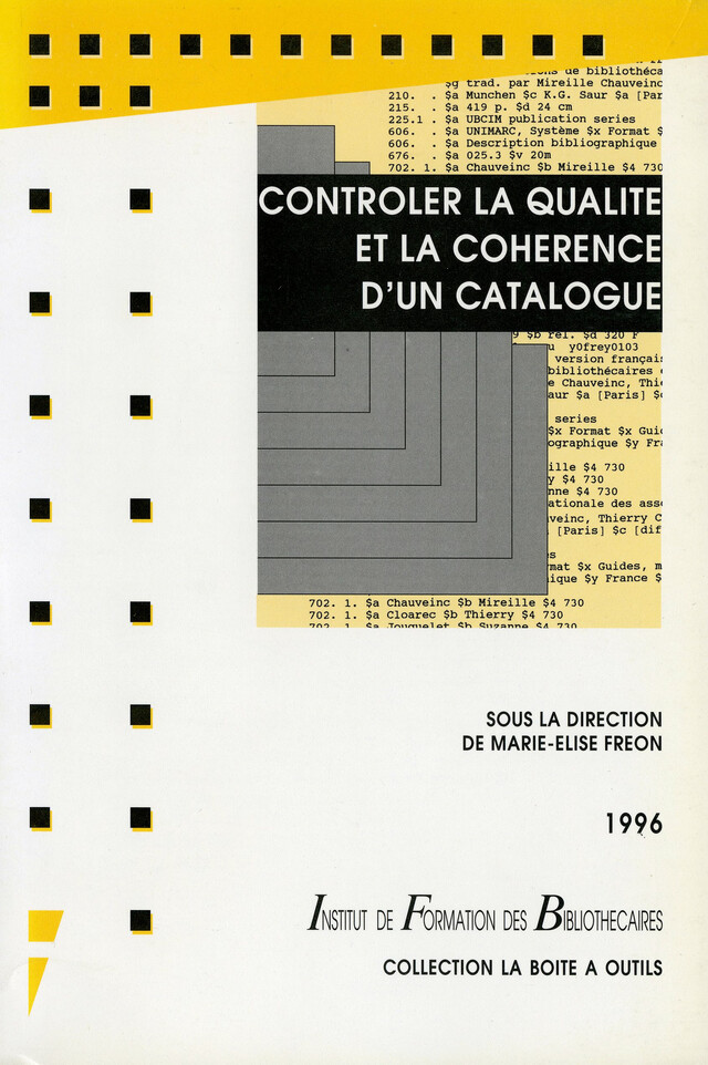 Contrôler la qualité et la cohérence d’un catalogue -  - Presses de l’enssib