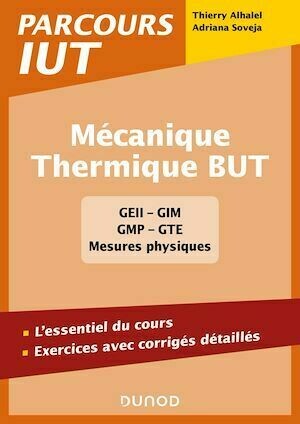 Mécanique - Thermique BUT - Thierry Alhalel, Adriana Soveja - Dunod