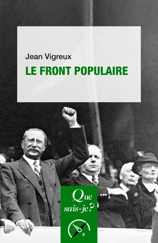 Le Front populaire - Jean Vigreux - Humensis