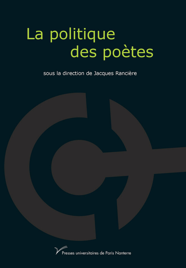 La politique des poètes -  - Presses universitaires de Paris Nanterre