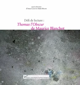 Défi de lecture : Thomas l’obscur de Maurice Blanchot