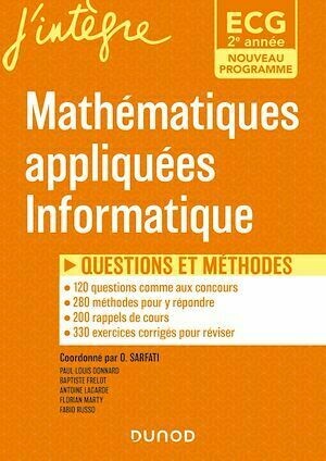 ECG 2 - Mathématiques appliquées, informatique -  Collectif - Dunod
