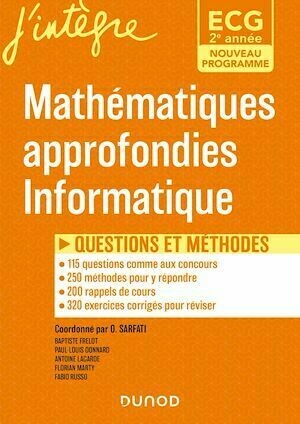 ECG 2 - Mathématiques approfondies, Informatique -  Collectif - Dunod