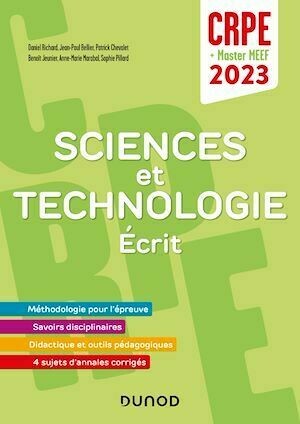 Concours Professeur des écoles 2023 - Sciences et technologie -  Collectif - Dunod