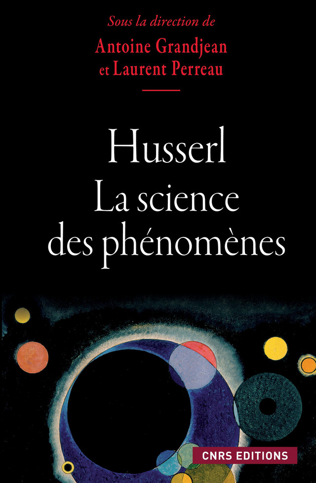 Husserl. La science des phénomènes -  - CNRS Éditions via OpenEdition