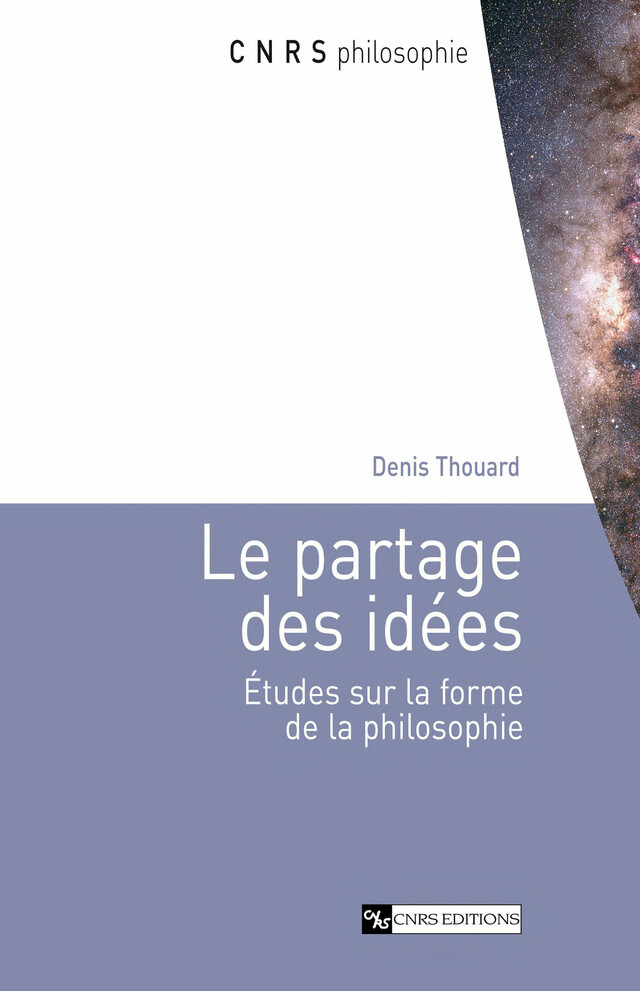 Le partage des idées - Denis Thouard - CNRS Éditions via OpenEdition