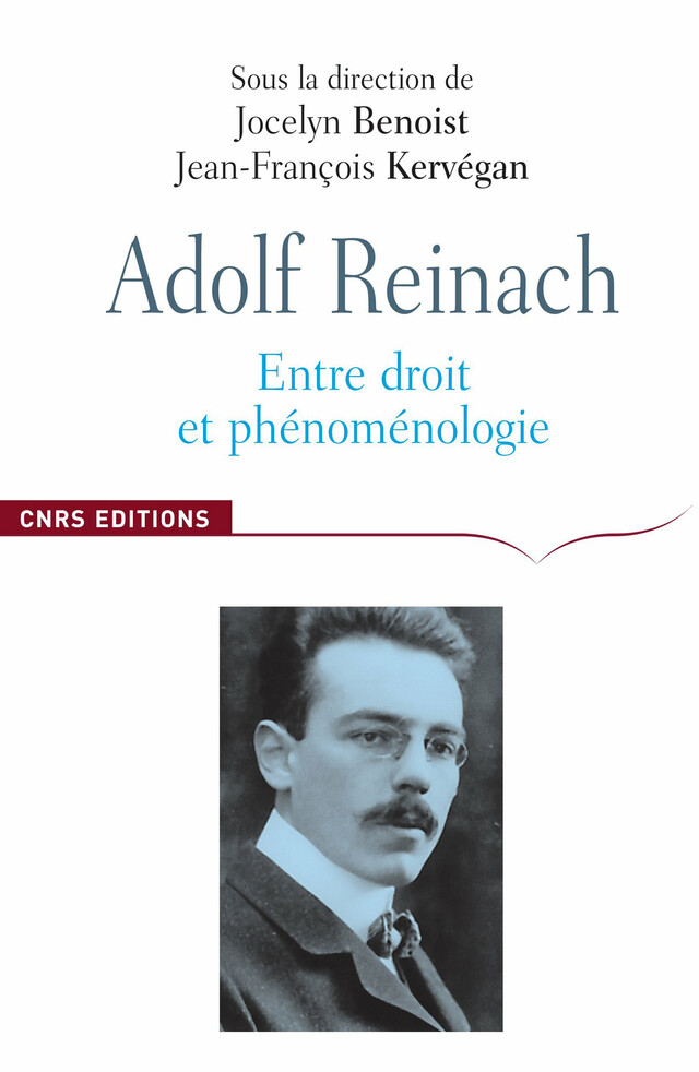 Adolf Reinach -  - CNRS Éditions via OpenEdition