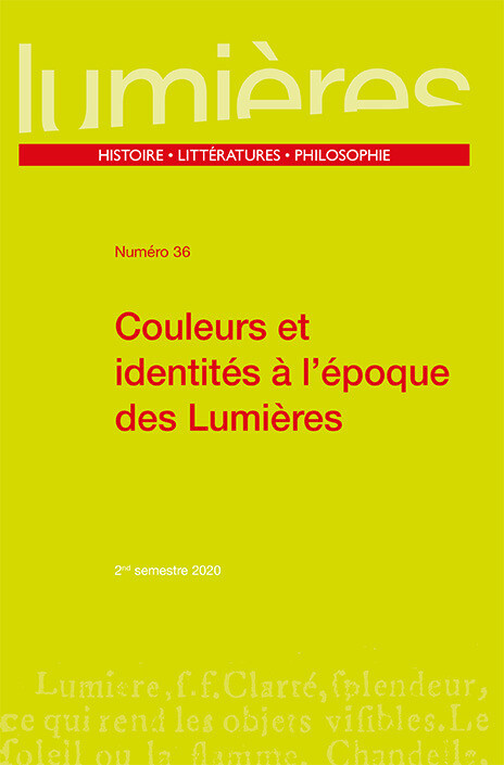 Couleurs et identités à l'époque des lumières -  - Presses universitaires de Bordeaux