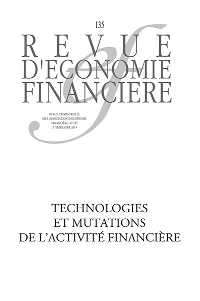 Technologies et mutations de l'activité financière -  - Association d'économie financière