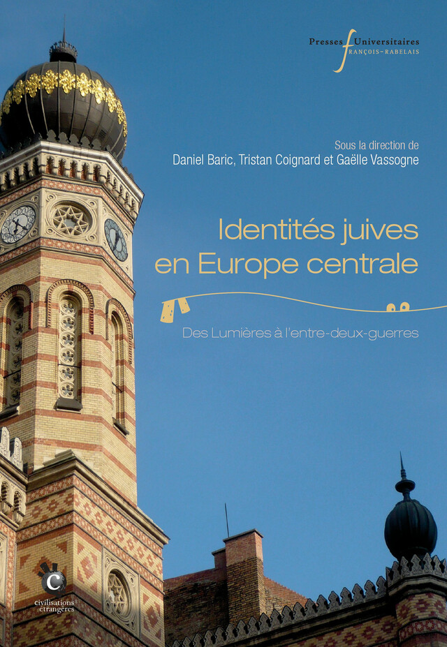 Identités juives en Europe centrale -  - Presses universitaires François-Rabelais