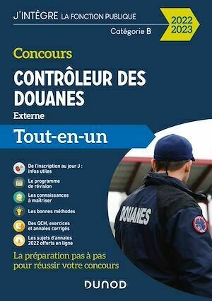 Concours Contrôleur des douanes - 2022/2023 - Collectif Collectif - Dunod