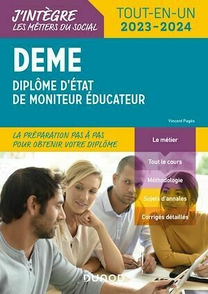 DEME - Diplôme d'État de Moniteur Éducateur - 2023-2024 - Vincent Pagès - Dunod