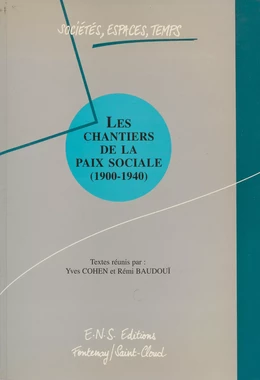 Les chantiers de la paix sociale