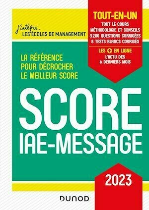 Score IAE-Message - 2023 - Collectif Collectif - Dunod