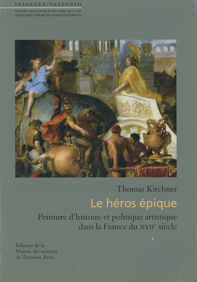 Le héros épique - Thomas Kirchner - Éditions de la Maison des sciences de l’homme