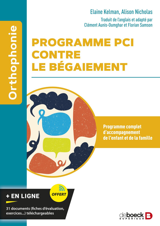 Programme PCI contre le bégaiement - Elaine Kelman, Alison Nicholas - De Boeck Supérieur