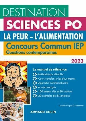 Destination Sciences Po Questions contemporaines 2023 - Concours commun IEP - Collectif Collectif - Armand Colin