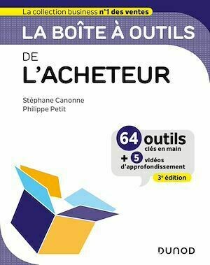 La boîte à outils de l'Acheteur - 3e éd. - Philippe Petit, Stéphane Canonne - Dunod