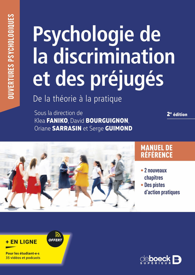 Psychologie de la discrimination et des préjugés -  Collectif, Klea Faniko, David Bourguignon, Serge Guimond - De Boeck Supérieur