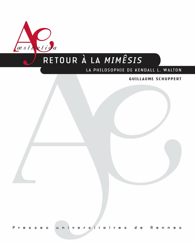 Retour à la mimêsis - Guillaume Schuppert - Presses universitaires de Rennes