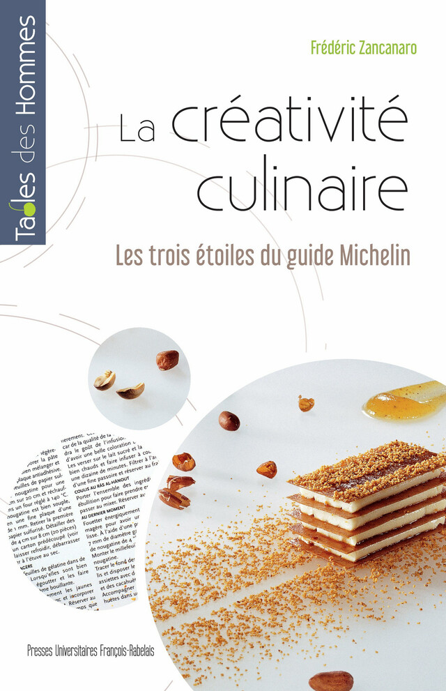 La créativité culinaire - Frédéric Zancanaro - Presses universitaires François-Rabelais