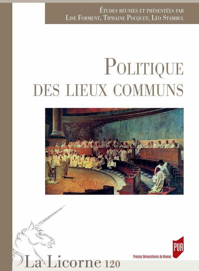 Politique des lieux communs -  - Presses universitaires de Rennes