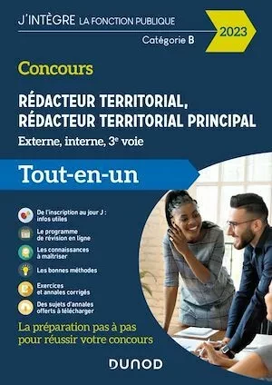 Concours Rédacteur territorial - 2023 - Francis Pian, Dominique Thavez-Pipard - Dunod