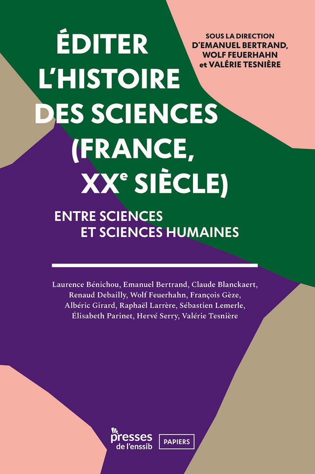 Éditer l’histoire des sciences (France, XXe siècle) -  - Presses de l’enssib