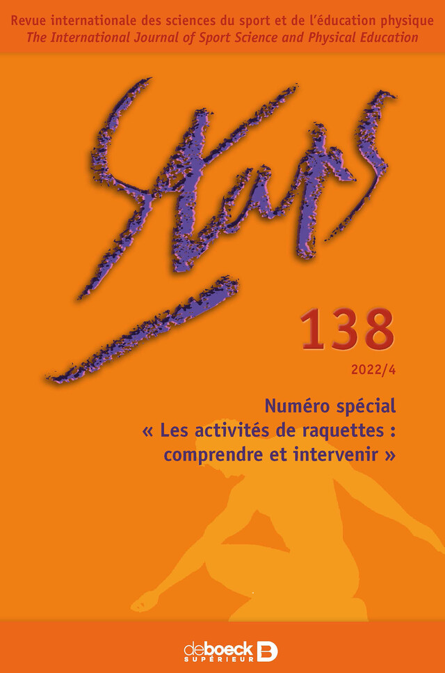 Staps n° 138 -  Collectif - Revues De Boeck Supérieur