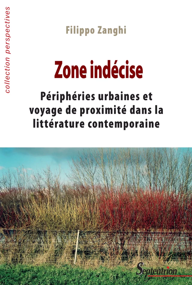 Zone indécise - Filippo Zanghi - Presses Universitaires du Septentrion