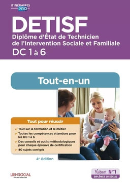 DETISF - Diplôme d'État de Technicien de l'intervention sociale et familiale - Domaines de compétences 1 à 6