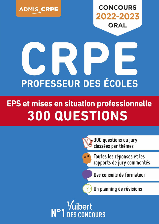 Concours CRPE - Professeur des écoles - Concours 2022-2023 : Oral - Haimo Groenen, Marc Loison - Vuibert