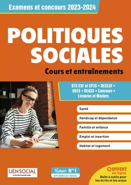 Politiques sociales - Révisions et entraînement - Examens et Concours 2023-2024